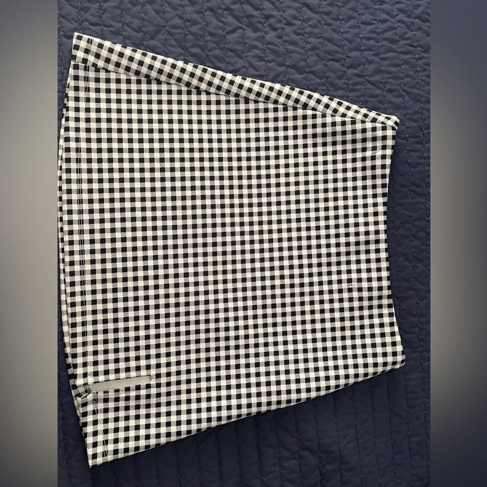 Princess Polly checkered skirt with slit